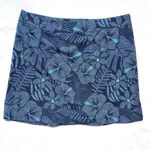 RipSkirt Hawaii Length 2 Maui Moonlight Blue Print Womens XXL